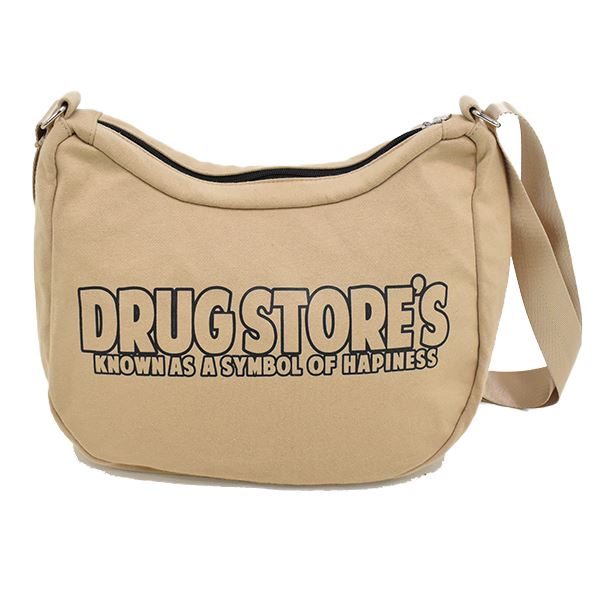 drug store's 裏毛 ブタ顔 ショルダーBAG（大）(F 61 ピンク): 服飾