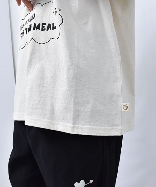 Tシャツ】 マヌル&かき氷 プリントT(Free 02 ブラック): トップス