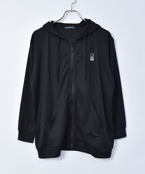 パーカー】 バックロゴ メッシュ パーカー(3 70 パープル): トップス