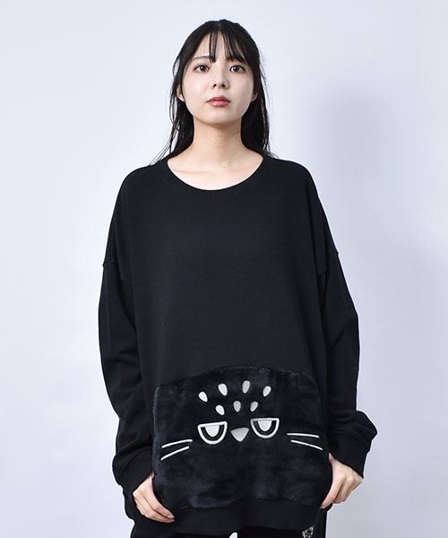 スウェット トレーナー / 裏毛】 BIG マヌルポケット トレーナー(Free