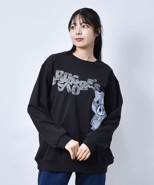 スウェット トレーナー / 裏毛】 デニムスタンディ ロゴ トレーナー(F