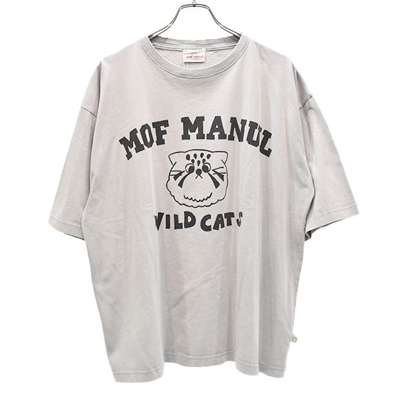 ドラッグストアーズ mof manul プリント Tシャツ Ｆ - Tシャツ 