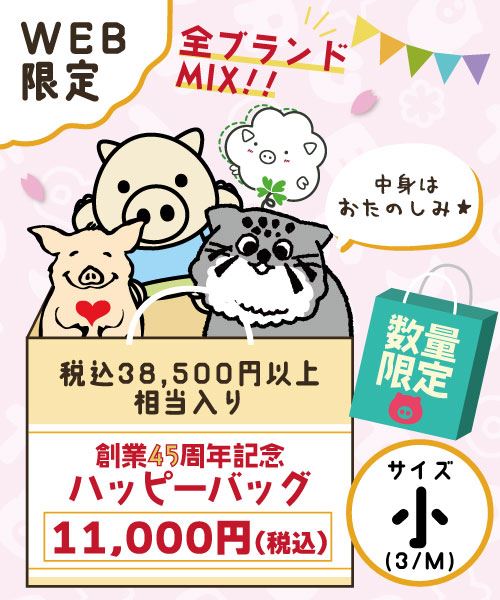 WEBSHOP限定販売】ブランドMIXHAPPYBAG 38,500円(税込)以上の