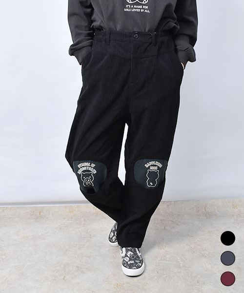 【パンツ】 ひざまる コーデュロイ パンツ