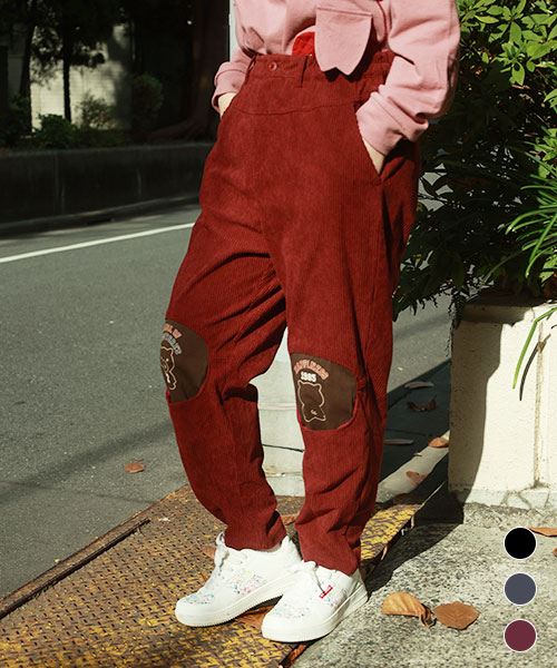 【パンツ】 ひざまる コーデュロイ パンツ
