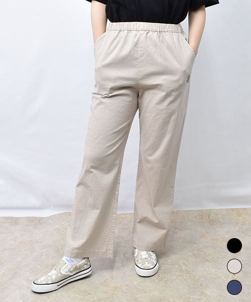【パンツ】 ストレッチ フレア パンツ