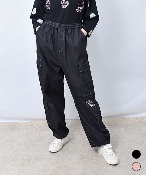 【カーゴパンツ】 リボンネコ ジョガー カーゴパンツ