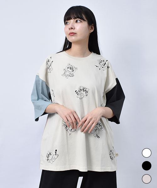 【Tシャツ】 マヌルネコ バックロゴ Tシャツ