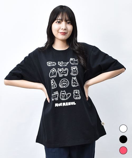【Ｔシャツ】 ネコちゃんズ プリントＴ