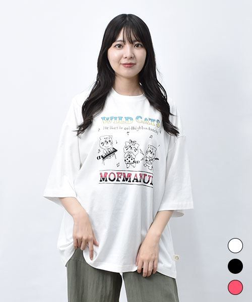 【Ｔシャツ】 ロックバンドマヌル ゆったり プリントＴ