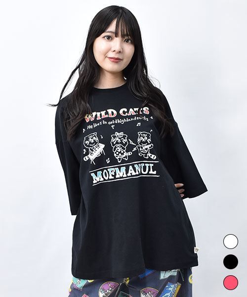 【Ｔシャツ】 ロックバンドマヌル ゆったり プリントＴ