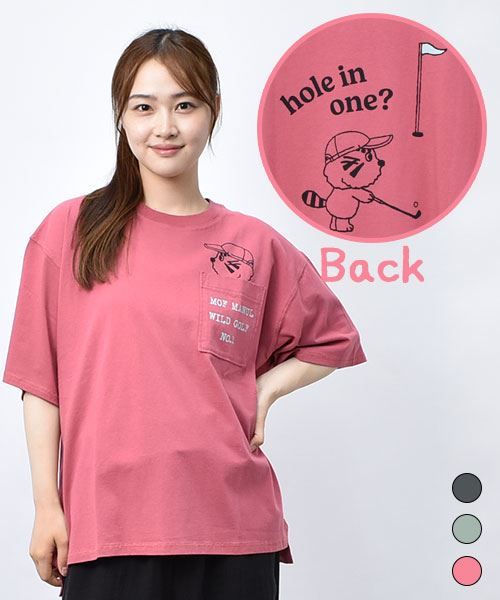【Tシャツ】 ミニポケット ゴルフ Tシャツ