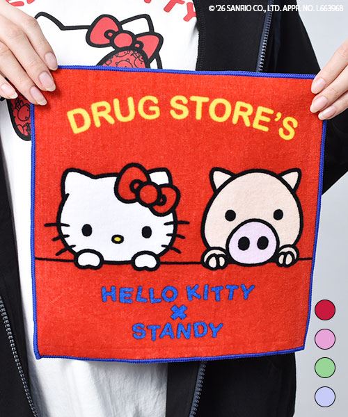 【ハローキティ × スタンディ】 ハンドタオル