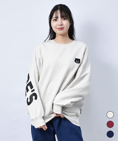 【スウェット トレーナー / 裏起毛】 BIG バックロゴ トレーナー