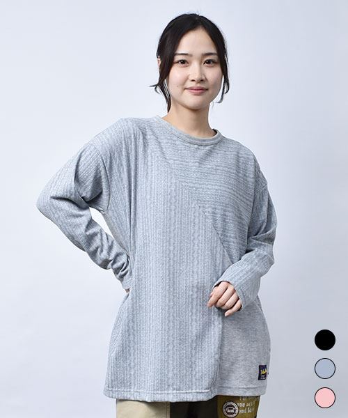 【インナー】 ニットジャガード インナーT