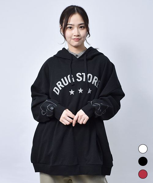 【パーカー】 ひょっこりスタンディ BIG パーカー