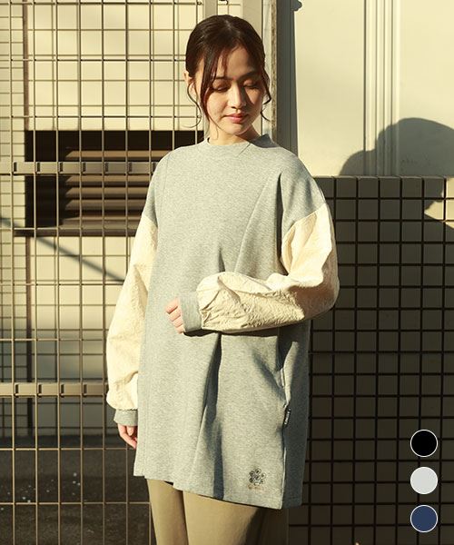 【チュニック】 タテハギ ポンチ チュニック