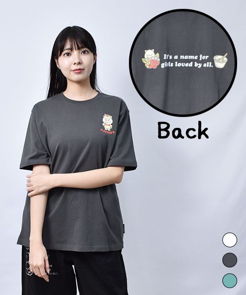 【Tシャツ】 民族スタンディ プリント Tシャツ