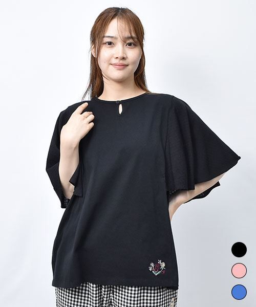 【Tシャツ】 サイドフレア プルオーバー