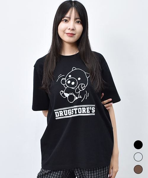 【Tシャツ】 ころんと スタンディ プリントT