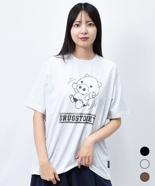 【Tシャツ】 ころんと スタンディ プリントT