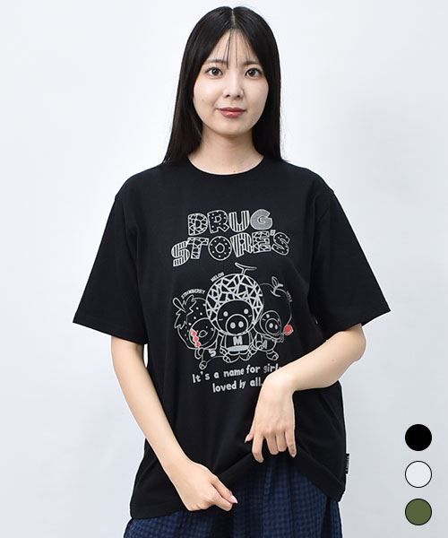 【Tシャツ】 フルーツ キャラクターズ プリントT