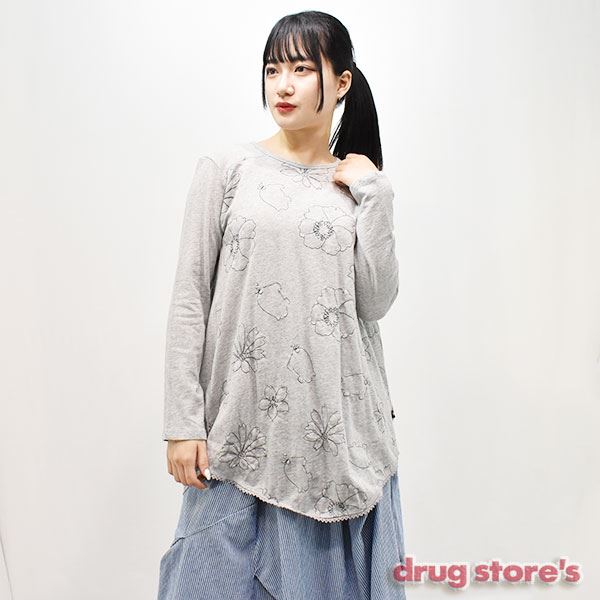 ドラッグストアーズdrugstore'sSHOP女性レースチュニック 夏春秋服