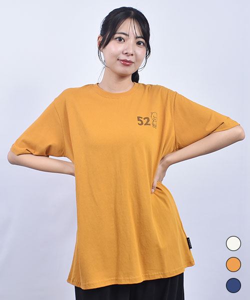 drug store's 20/-OE天竺 バック52プリント 定番セットインT