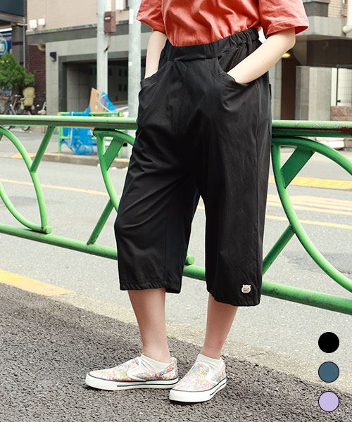 drug store's 32/-天竺 ブタフェルト ワッペン カットハーフ パンツ