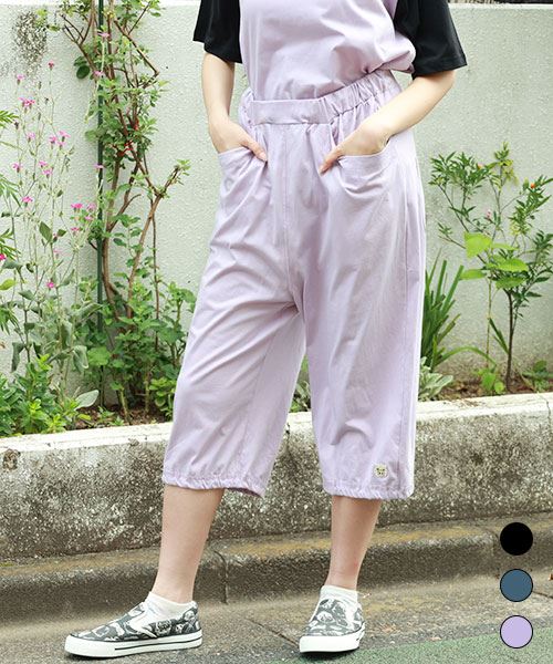 drug store's 32/-天竺 ブタフェルト ワッペン カットハーフ パンツ