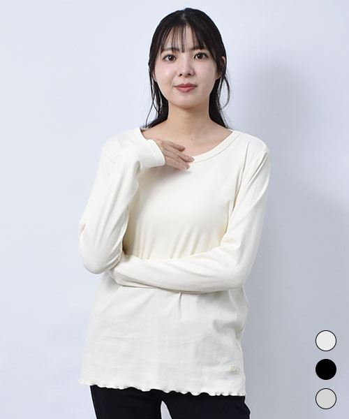 drug store's リブ クルーネック インナーT