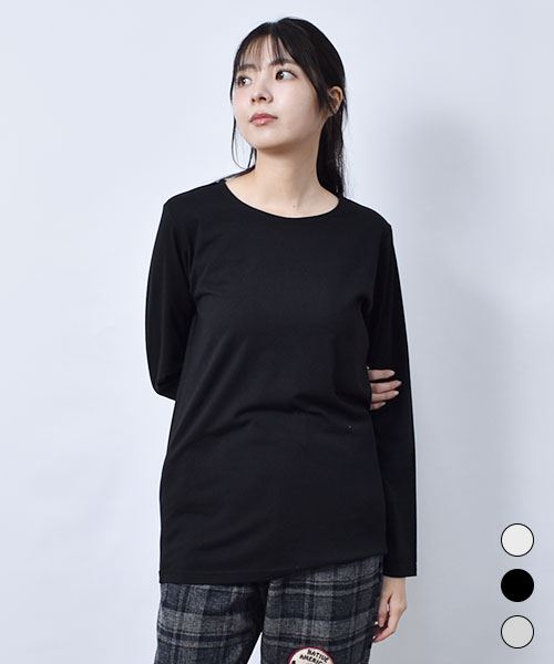 drug store's リブ クルーネック インナーT