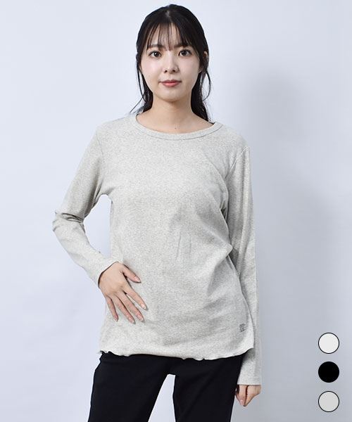 drug store's リブ クルーネック インナーT