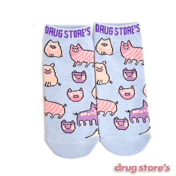 drug store's 【アンクルソックス】 3Pセット買いでお得☆オリジナルソックス