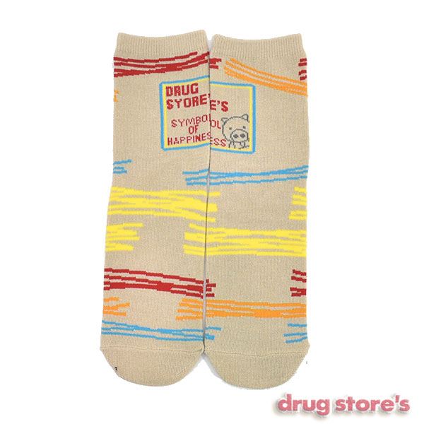 drug store's 【クルーソックス】 2Pセット買いでお得☆オリジナルソックス