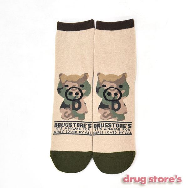 drug store's 【クルーソックス】 2Pセット買いでお得☆オリジナルソックス