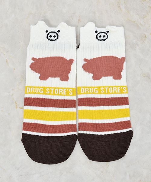 drug store's 【アンクルソックス】 3Pセット買いでお得☆オリジナルソックス