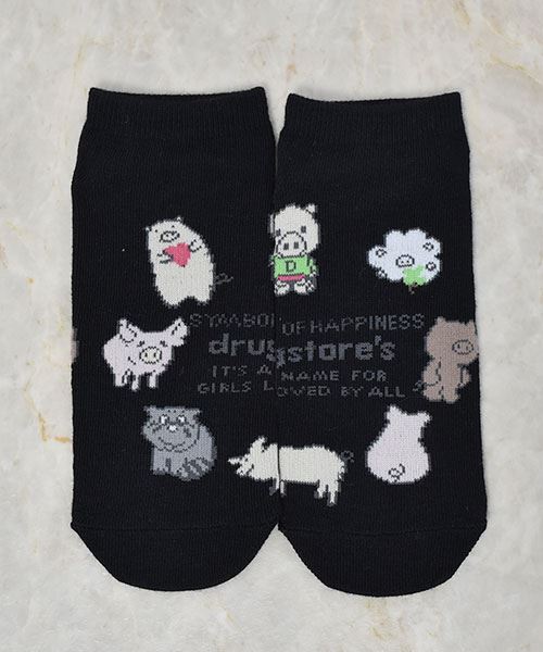 drug store's 【アンクルソックス】 3Pセット買いでお得☆オリジナルソックス