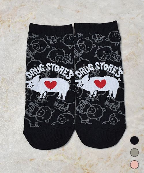 drug store's 【アンクルソックス】 3Pセット買いでお得☆オリジナルソックス