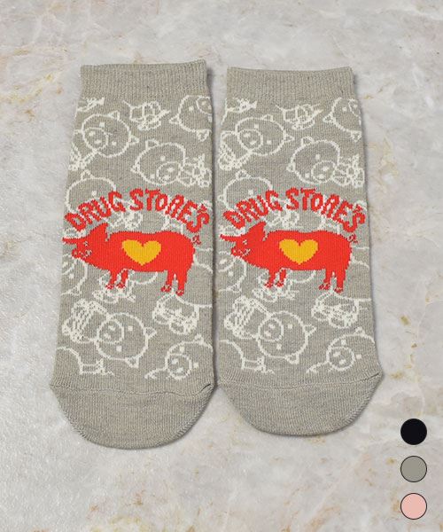 drug store's 【アンクルソックス】 3Pセット買いでお得☆オリジナルソックス