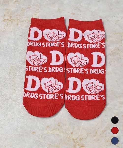 drug store's 【アンクルソックス】 3Pセット買いでお得☆オリジナルソックス