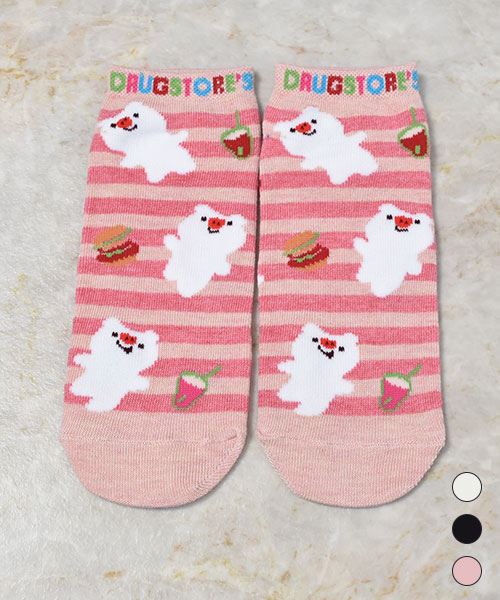 drug store's 【アンクルソックス】 3Pセット買いでお得☆オリジナルソックス