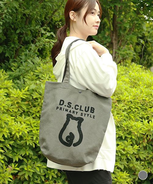 drug store's フロッキームープリント トートバッグ