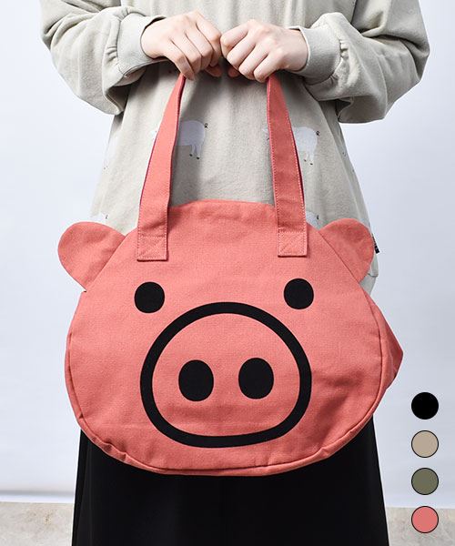 【トートバッグ】 スタンディ 顔バッグ 大