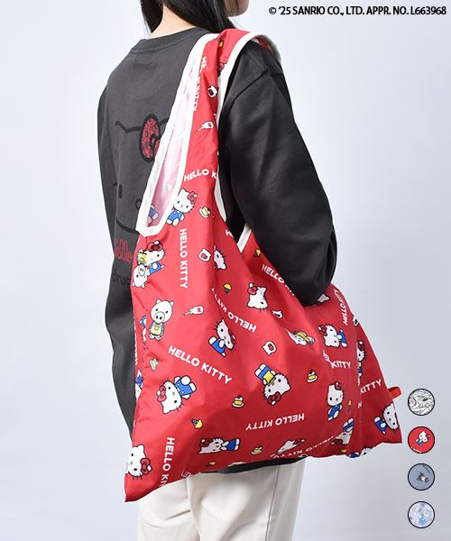 【ハローキティ × スタンディ】 折りたたみ エコバッグ