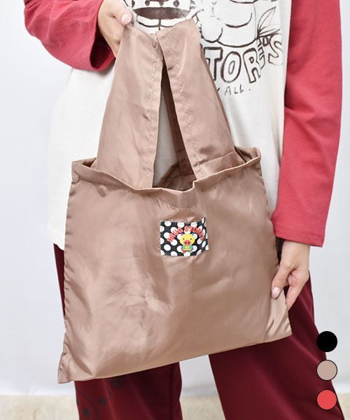 【バッグ】 スクエア シンプル エコバッグ