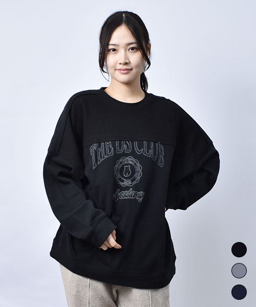 【トレーナー】 アクションプリーツ トレーナー