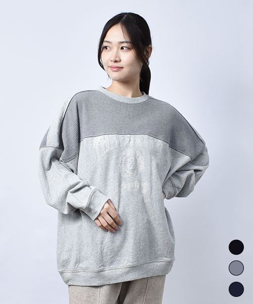 【トレーナー】 アクションプリーツ トレーナー