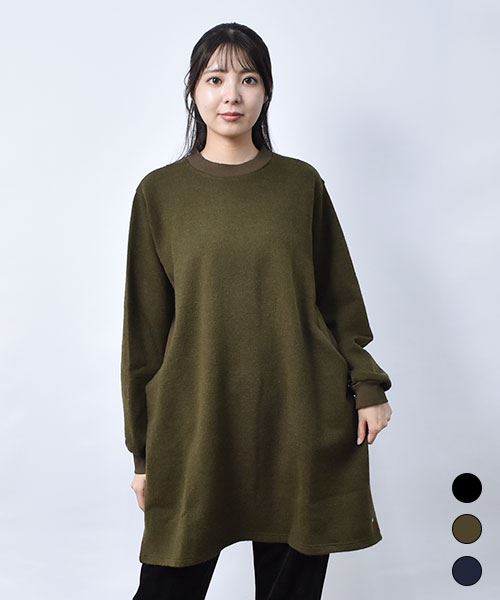 【チュニック】 ニットソー オーバー チュニック