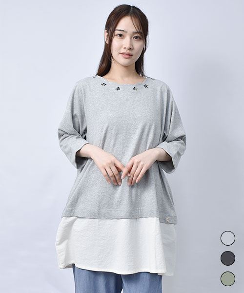 【チュニック】 なみなみ フェミニン チュニック